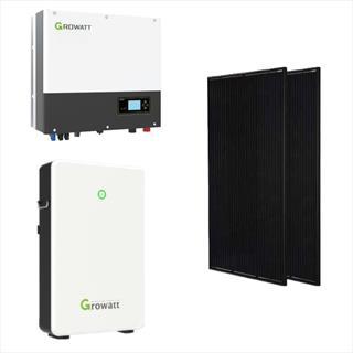 Hybrid Solar Inverter, Solar Battery and Solar Panels