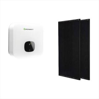 Growatt String inverter and solar panels