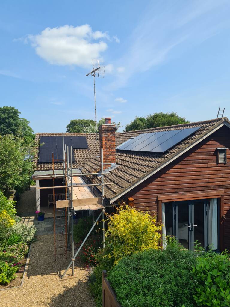 solar panel installation