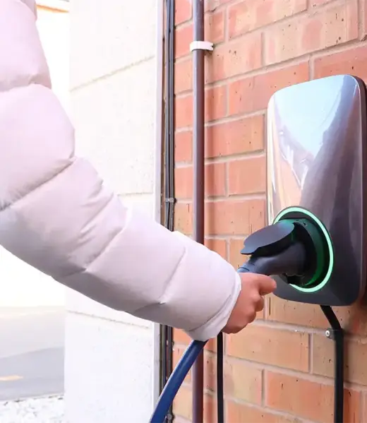 Project EV charger in use