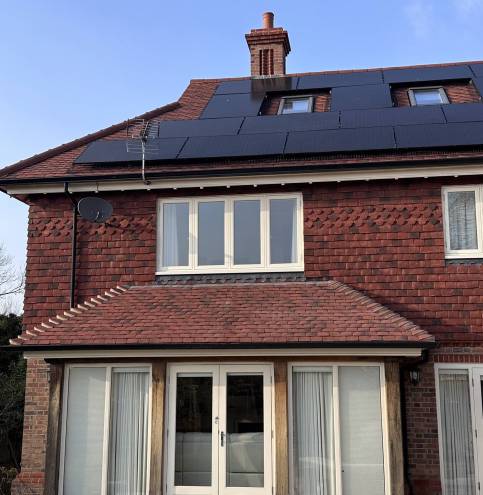 solar panel installation