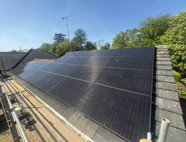 Solar panel install